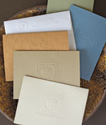 Rytex Stationery - Eco-Friendly Papers - Embossed Broadway Foldnotes (RY-B3-164-165-p107)