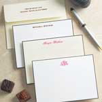 Rytex Signature Style Stationery - Chocolate Border Cards (B2-18-18E)