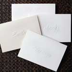 Rytex Signature Style Stationery - Embossed Single Name Notes (C4-19)