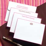 Rytex Signature Style Stationery - Hot Pink Hand Border Cards (C4-36)