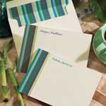 Rytex Signature Style Stationery - Blue Retro Cards (C4-86)