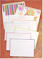 Rytex - Signature Style Colorful Hand Bordered Card Ensemble (C5-06-07)