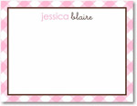 Stationery/Thank You Notes by Stacy Claire Boyd - Jungle Gym-Pink