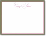Stationery/Thank You Notes by Stacy Claire Boyd - Elegant Baby-Pink