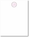Stationery/Thank You Notes by Stacy Claire Boyd - Simply Monogrammed-Pink