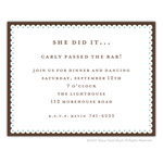 Stacy Claire Boyd Stationery - Light Teal Dot Scallop (57222)