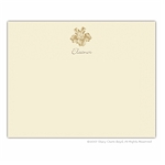Stacy Claire Boyd Stationery - Cream Flowers Thank You (7114)