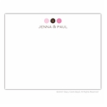 Stacy Claire Boyd Stationery - Dot To Dot - Pink Thank You (7121)