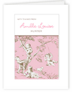 Take Note Designs Thank You Notes - Panel Thank You Pink Toile (B-0990)