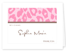 Take Note Designs Thank You Notes - Panel Thank You Pink Animal Print (B-0997)