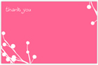 Take Note Designs - Stationery/Thank You Notes (Pink Berries) (TND-B2-0112)