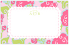 Take Note Designs - Stationery/Thank You Notes (Large Floral Print Lace Trim) (TND-B2-0127)