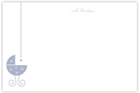 Take Note Designs - Stationery/Thank You Notes (Falling Star Blue Carriage) (TND-B2-0136)