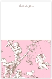 Take Note Designs - Stationery/Thank You Notes (Pink Toile) (TND-B2-0138)