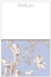 Take Note Designs - Stationery/Thank You Notes (Blue Toile) (TND-B2-0139)