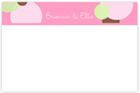 Take Note Designs - Stationery/Thank You Notes (Twin Bubbles Pink) (TND-B2-0161)