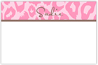 Take Note Designs - Stationery/Thank You Notes (Pink Animal Print) (TND-B2-0164)