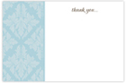 Take Note Designs - Stationery/Thank You Notes (Blue Wallpaper) (TND-B2-0177)