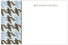 Take Note Designs - Stationery/Thank You Notes (Boy Hounds Tooth) (TND-B2-0178)