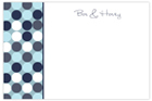 Take Note Designs - Stationery/Thank You Notes (Blue Multi Dots) (TND-B2-0183)