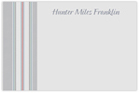 Take Note Designs - Stationery/Thank You Notes (Blue Stitch Pattern) (TND-B2-0192)