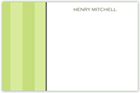Take Note Designs - Stationery/Thank You Notes (Green Stripes) (TND-B2-0196)