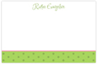 Take Note Designs - Stationery/Thank You Notes (Green Dots Girl) (TND-B2-0200)