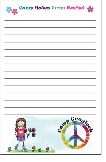 Pen At Hand Stick Figures - Camp Notepads (Peace - Full Color)