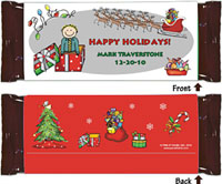Candy Wrappers by Pen At Hand Stick Figures (Xmas Boy)