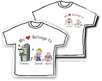 Pen At Hand Stick Figures - Tee Shirts (Create-Your-Own)