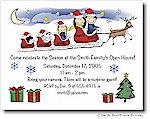Pen At Hand Stick Figures - Invitations - Xmas #4 (Holiday, color)