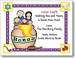 Jewish New Year Cards by Pen At Hand Stick Figures - JNY21FC