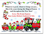 Pen At Hand Stick Figures - Full Color Holiday Cards - Xmas 27