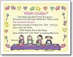 Pen At Hand Stick Figures - Invitations - Baking (Inv 1009)