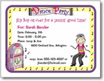 Pen At Hand Stick Figures - Invitations - Dance (Inv 1064)