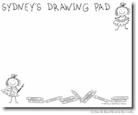 Pen At Hand Stick Figures - Jumbo Drawing Pad