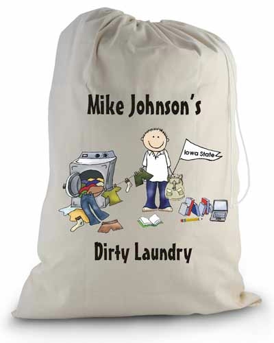 Pen At Hand Stick Figures - Laundry Bag (College - Boy)