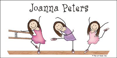 Pen At Hand Stick Figures - Mug (Ballerinas)