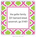 Boatman Geller Gift Stickers - Kate Raspberry & Green (21556)