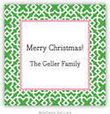 Boatman Geller Gift Stickers - Mod Lattice Green (21585)