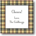 Boatman Geller Holiday Gift Stickers - Town Plaid (#17587)