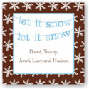 Holiday Gift Stickers by Boatman Geller - Banner Let it Snow