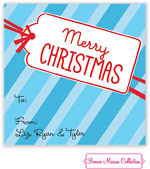Bonnie Marcus Personalized Gift Stickers - Baby's 1st Christmas (Blue)