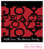 Bonnie Marcus Personalized Gift Stickers - Big Joy (Red)