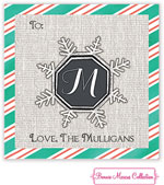 Bonnie Marcus Personalized Gift Stickers - Christmas Monogram