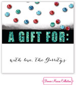 Bonnie Marcus Personalized Gift Stickers - Sparkling Confetti