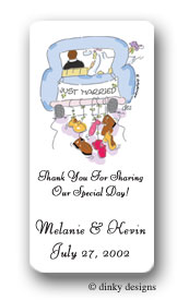 Dinky Designs Gift Stickers - Wedding Day ()