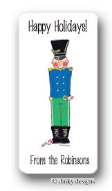 Dinky Designs Holiday Stickers - Candy Cane Soldier