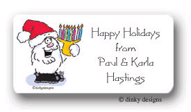 Dinky Designs Holiday Stickers - Holiday Bear