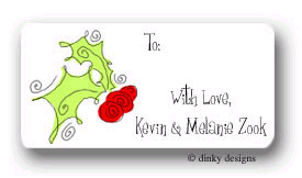 Dinky Designs Holiday Stickers - Holly & Berries